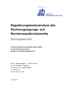 Seiten aus Regulierungskostenanalyse des Rechnungslegungs- und Revisions(aufsichts)rechts